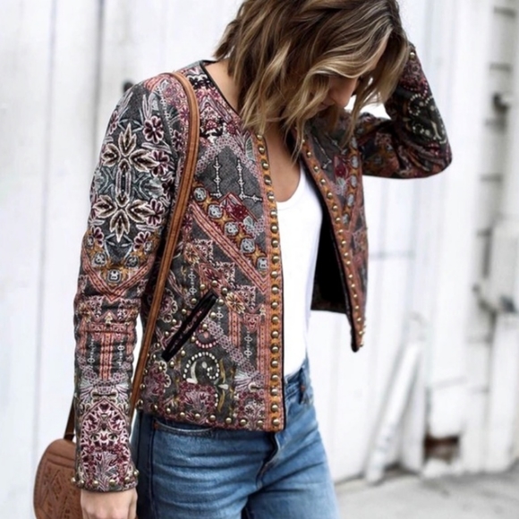Anthropologie Jackets & Blazers - HP!🔥🔥🔥!NEW! Anthropologie studded jacket